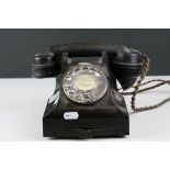 G.P.O. Black Bakelite Telephone with drawer to front