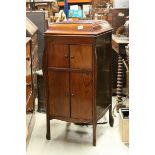 Early 20th century ' Excelogram ' Gramophone contained within Mahogany Cabinet, 100cms high x