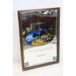 Framed ' Southern Comfort ' Advertising Mirror, 88cms x 61cms