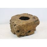 Very Large Heavy African Root Mortar, 47cms wide x 28cms high