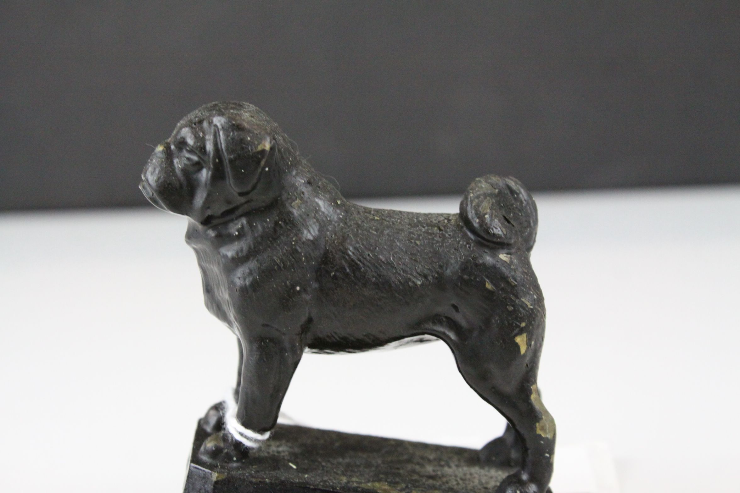 Cast Metal Model of a Pug Dog, 9cms high - Image 2 of 4