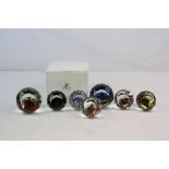 Collection of Swarovski crystal souvenir paperweights Germany (not in original boxes)