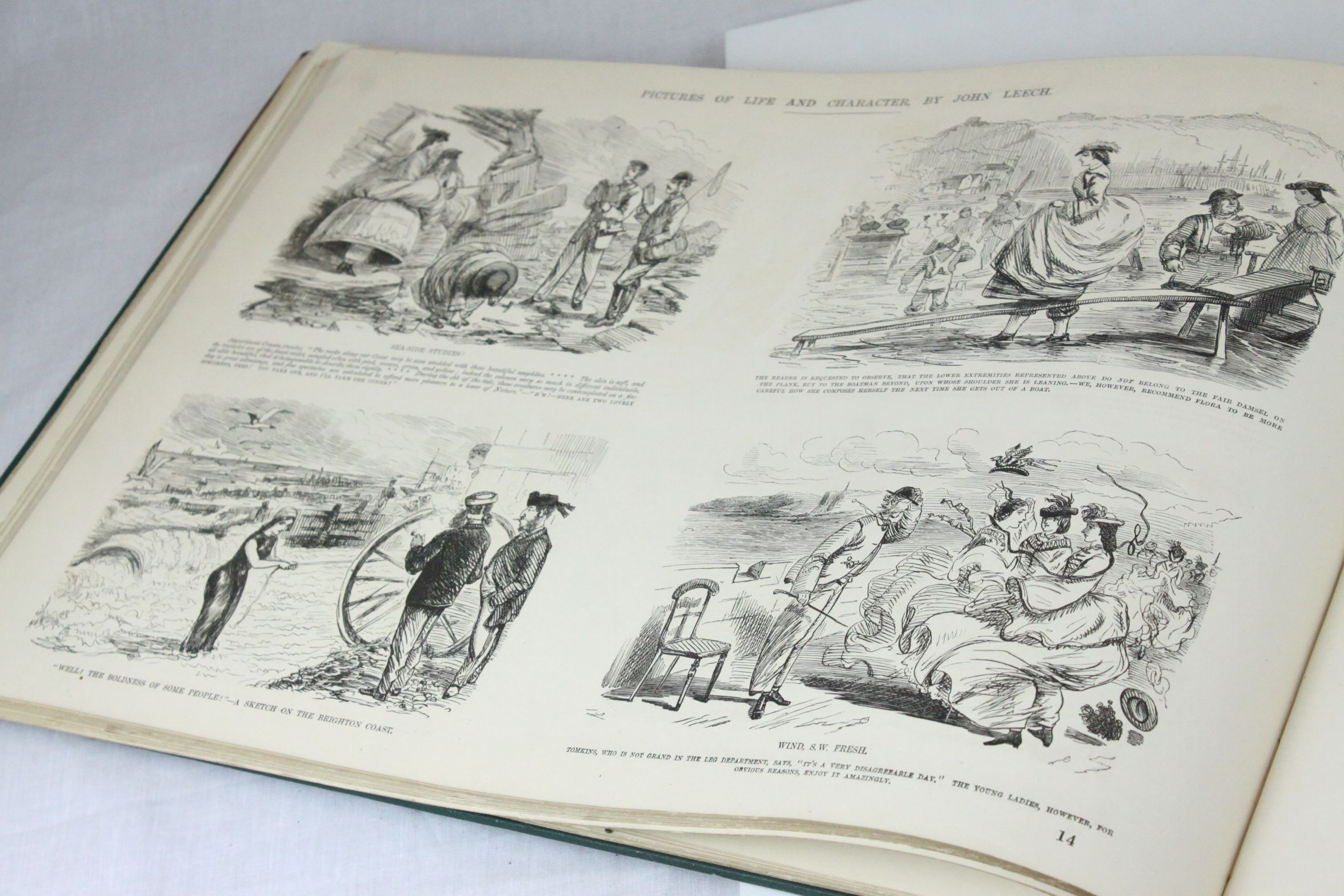 Book - Pictures of Life & Character by John Leech from the collection of Mr Punch (third series) - Image 5 of 7