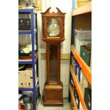 Small Tempus Fugit Longcase Clock, in need of re-assembling, 184cms high