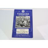 Football Programme - 1950 Chelsea v Hearts International Club Friendly Match played 26th April 1950,