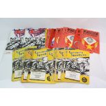 Speedway - 21 Wimbledon home programmes from the 1940s and 1950s plus 3 later programmes, to include