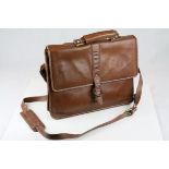 A good quality leather gents shoulder bag.