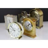 Five Clocks including Avia, Westclock, Carriage, etc