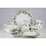 Wedgwood ' Ivy House ' Part Dinner and Tea Service comprising Teapot, Lidded Pot, 2 x Milk Jugs,