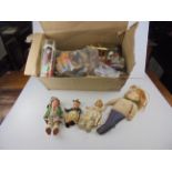 Collection of Costume Dolls of the World plus a Soft Mermaid Doll