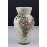 Dennis China Works Limited Edition Vase designed by Sally Tuffin with tube-lined decorated of Two