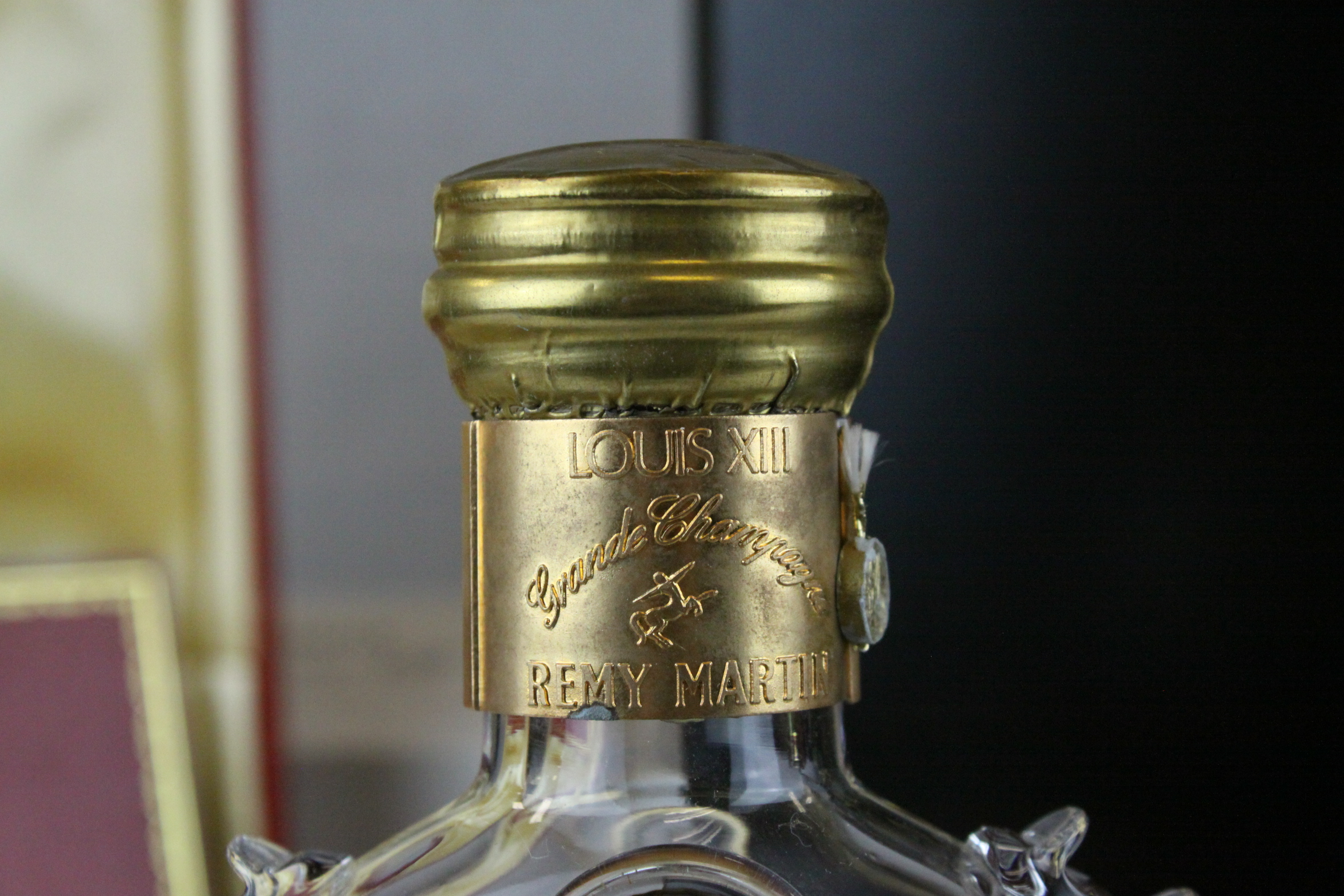 A Remy Martin Louis XIII Grande Champagne cognac, in Baccarat crystal decanter with fleur-di-lis - Image 4 of 16