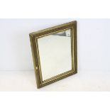 Gilt Framed Rectangular Wall Mirror, 61cms x 47cms