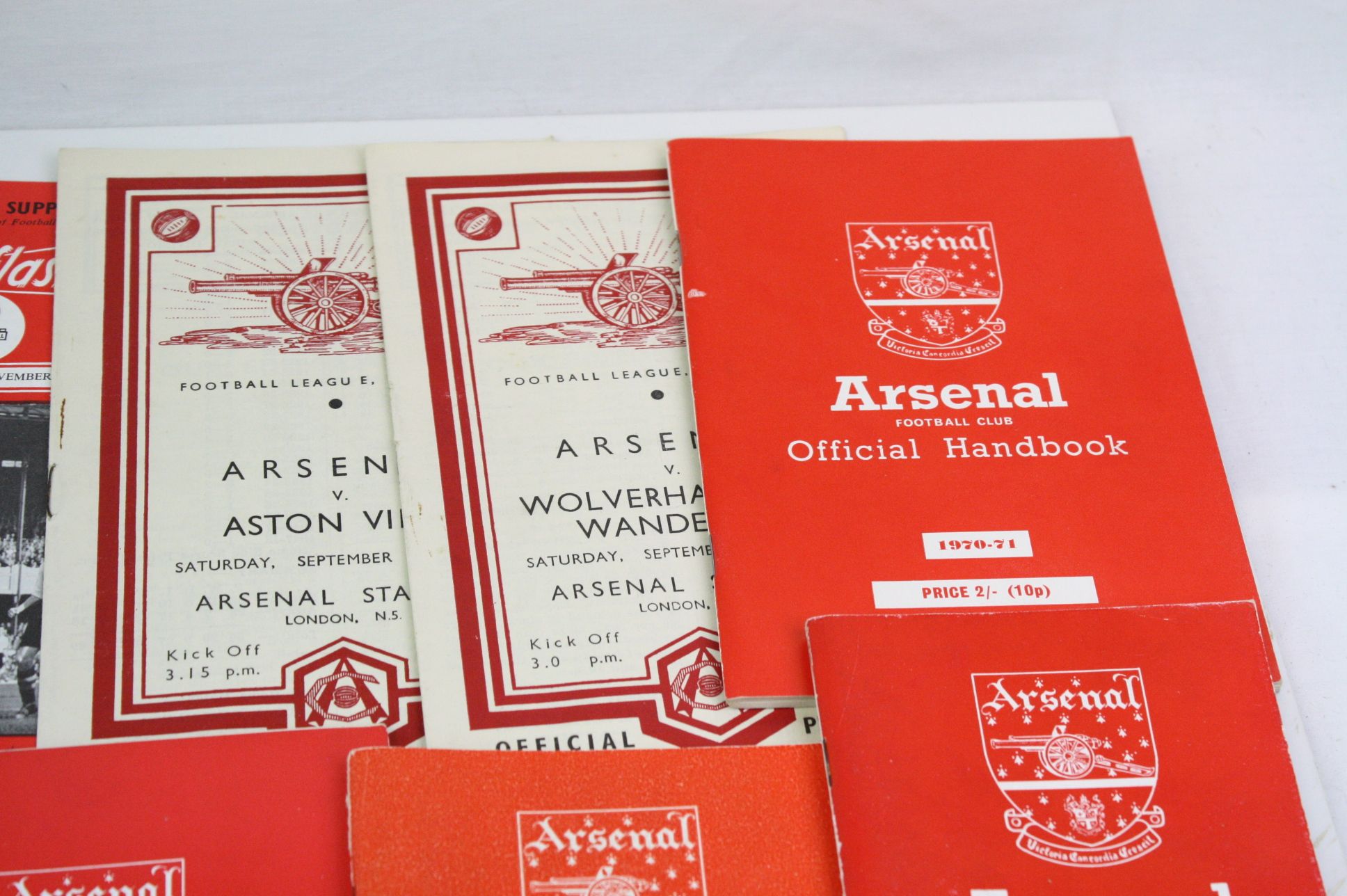 Arsenal Football Club - Group of ephemera to include 2 x 1948 football programmes (v Aston Villa - Image 4 of 8