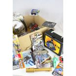 Collection of various vintage Batman toys, figures and collectables to include diecast models,