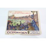Olympic Games - Stockholm 1912, a Swedish language programme for the event, some minor tears to