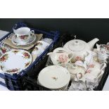 Part Tea Sets including Royal Norflok and The Original World of Jet & Company