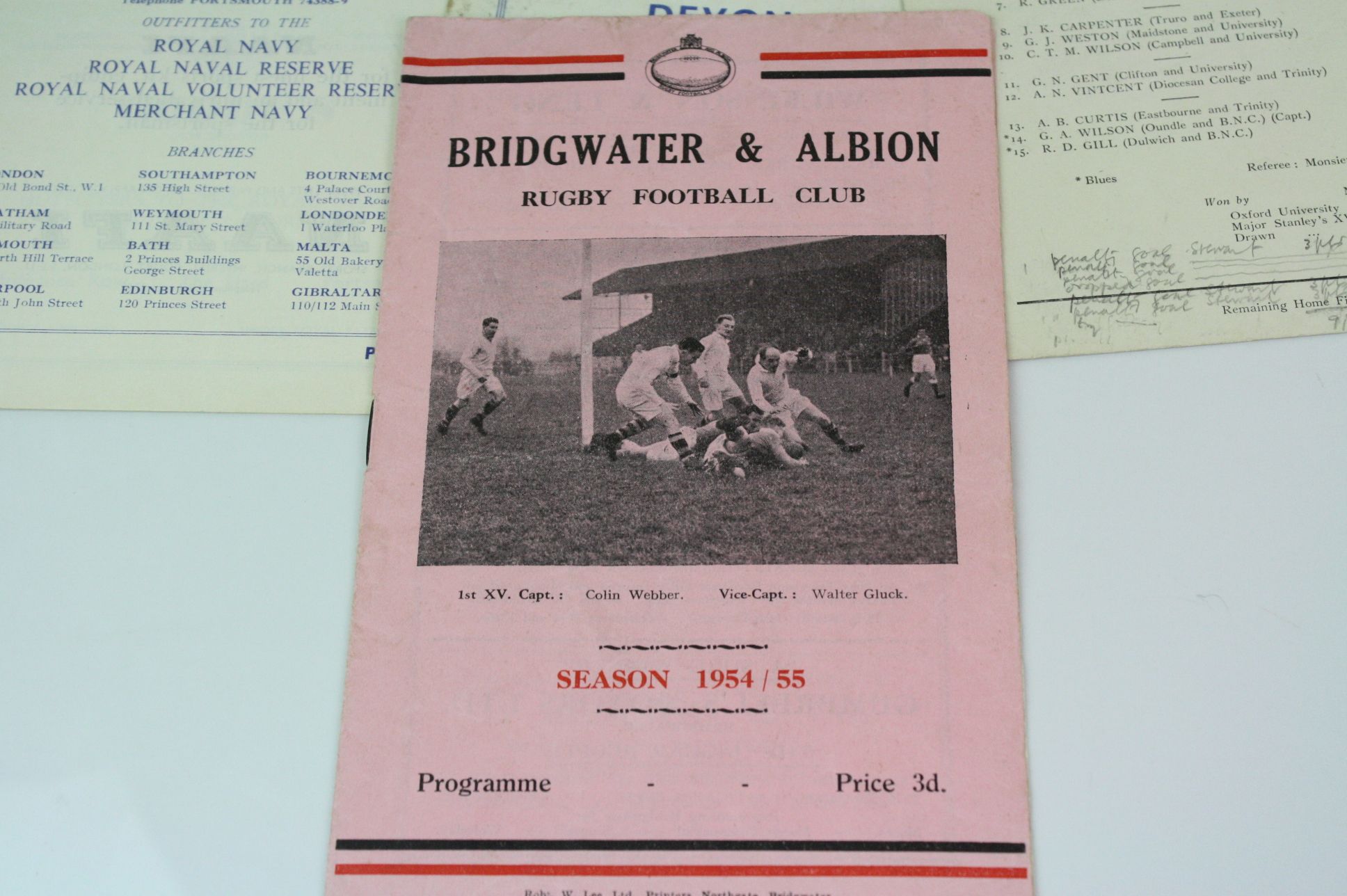 Rugby Union programmes - a selection of 10 issues, mostly 1940s /1950s, to include fixtures at - Image 6 of 7