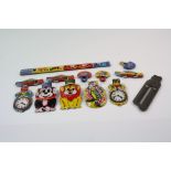 Tin Plate Clickers and Whistles x 13