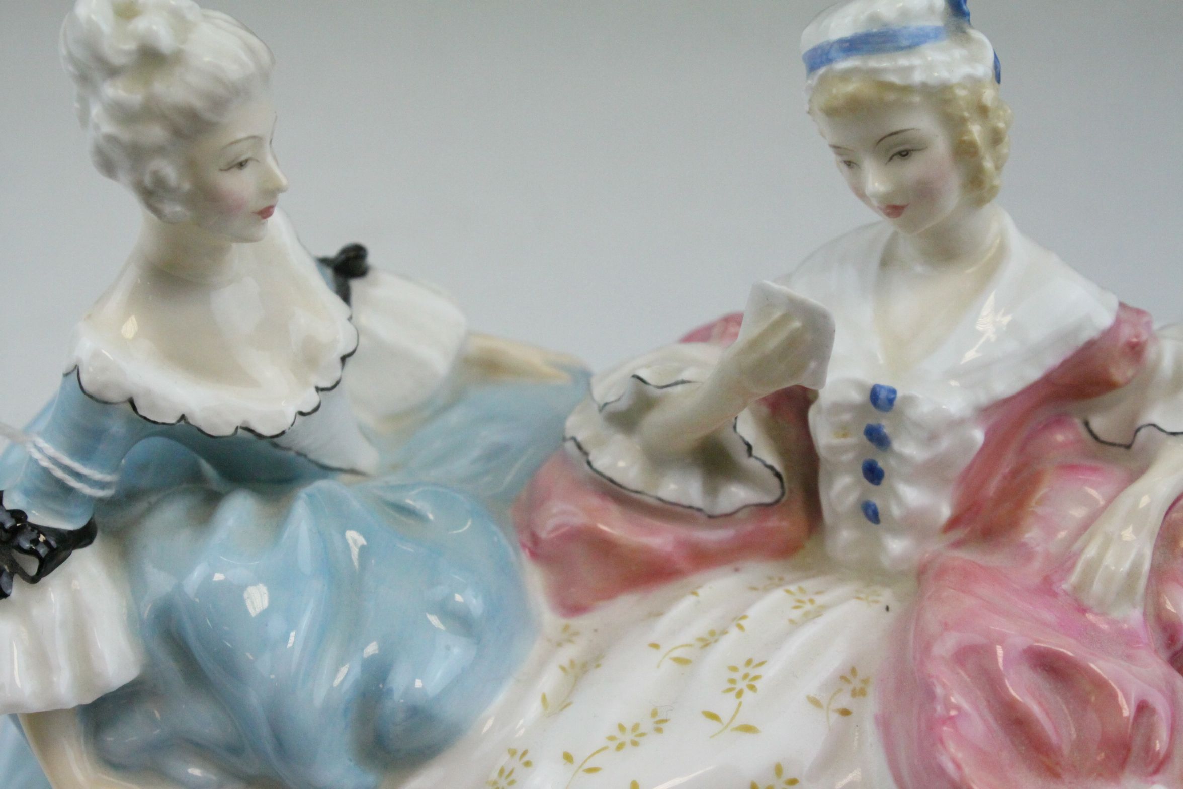 Royal Doulton Figure Group ' The Love Letter ' HN 2149 - Image 6 of 6