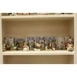 Ten ' The Wonderful World of Beatrix Potter ' Figures (six with boxes) together with a Royal Doulton