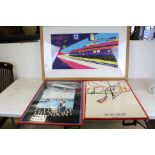 Nick ???, Signed Limited Edition Railway Station Print titled ' Nearly departed ', no. 1/50, 44cms x