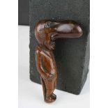 Carved hardwood Ally Sloper Figure, height approx 13.5cm