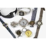 Gents wristwatches and pocket watches to include Ingersoll, Dreffa, Jobus etc