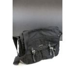 Gentleman's Prada Black Shoulder Bag, 36cms wide