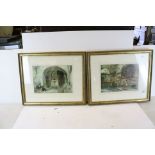 Two William Russell Flint Prints, 23cms x 32cms, framed and glazed