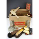 Mixed Lot including 19th century Ivory Cased Binoculars, Pipe Cases, Clothes Brushes, Advertising
