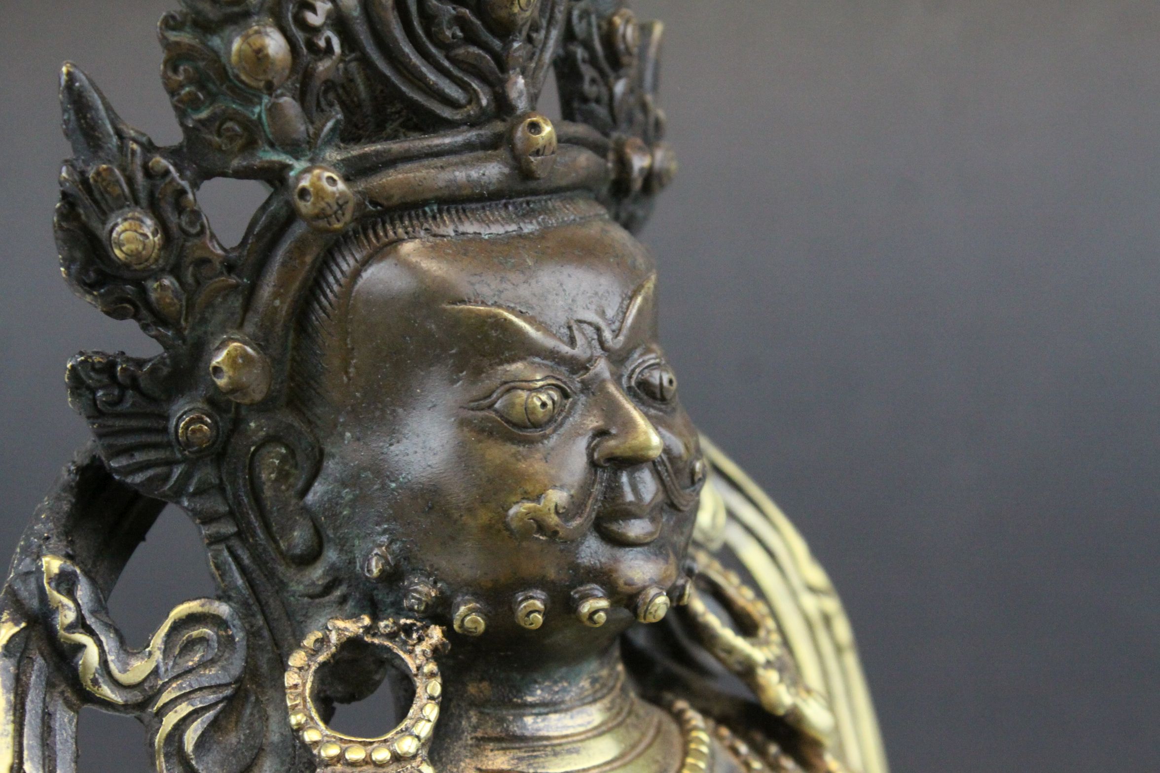 South East Asian Bronze Seated Deity / God, 30cms high - Image 7 of 7