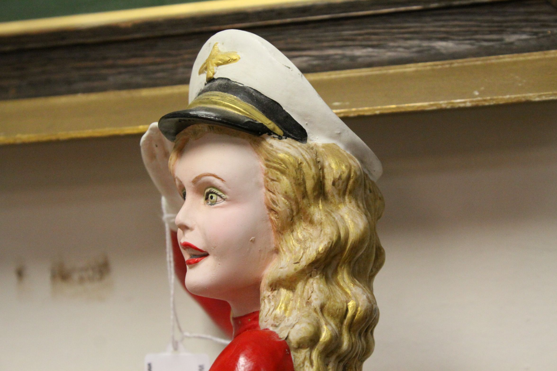 Ceramic Piano Style Doll in the form of a Seated Sailor Girl, 42cms high - Image 3 of 9