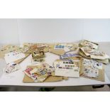 Stamps - Carton of GB and some World Stamps, mint and used, part sheets, plus GB First Day Issue