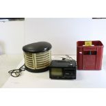 Vintage 1950's Cavendish Beehive Shaped Heater, Retro Goodman's Quadro 905 Portable Radio / Cassette