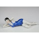 Ceramic Figure of an Art Deco Flapper Girl