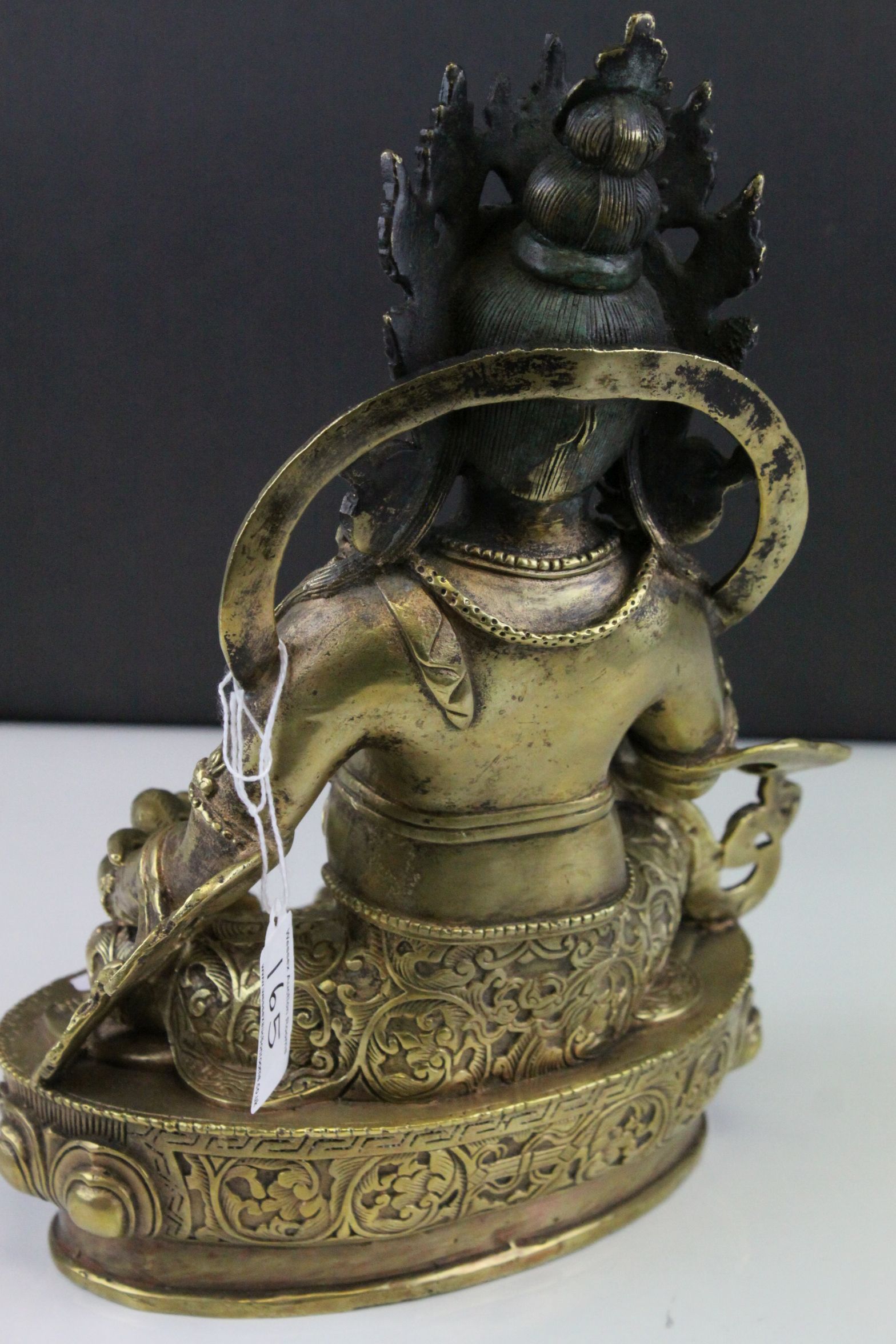South East Asian Bronze Seated Deity / God, 30cms high - Image 5 of 7