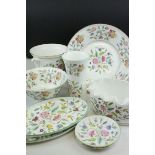 Box of Minton's China including Haddon Hall and Marlow
