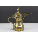 North African arabic brass coffee pot.