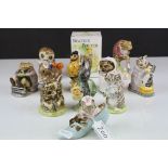 Collection of Ten Beswick Beatrix Potter Figures together with a Boxed John Beswick ' Mr Jeremy