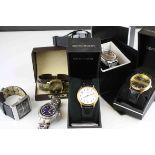 Collection of Gents wristwatches to include Sekonda, Hamnett etc