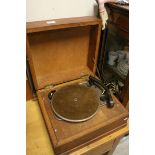 Mid 20th century Wooden Cased ' Garrard ' model TA Record Player