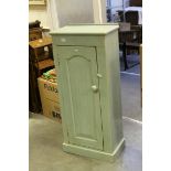 Storage Cupboard with Arched Panelled Door and Fitted Shelves