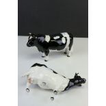 Beswick Friesian Bull ' Ch. Coddington Hilt Bar ' model no. 1439A together with Beswick Friesian