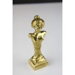 Brass Document Seal in the form of a Classical Figure