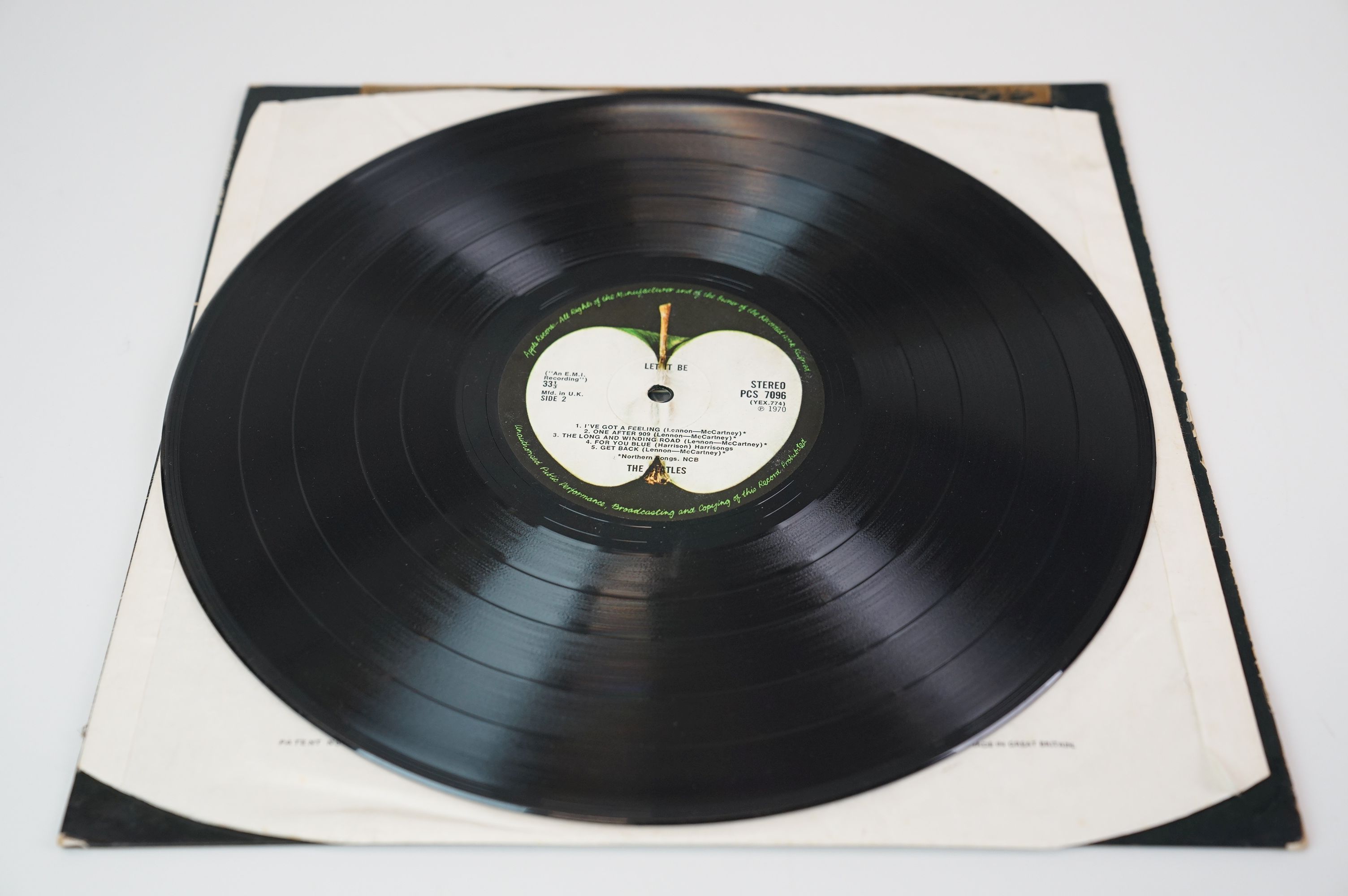 Vinyl - The Beatles Let It Be Box set with record and book, laminated cover, vg overall - Image 7 of 10