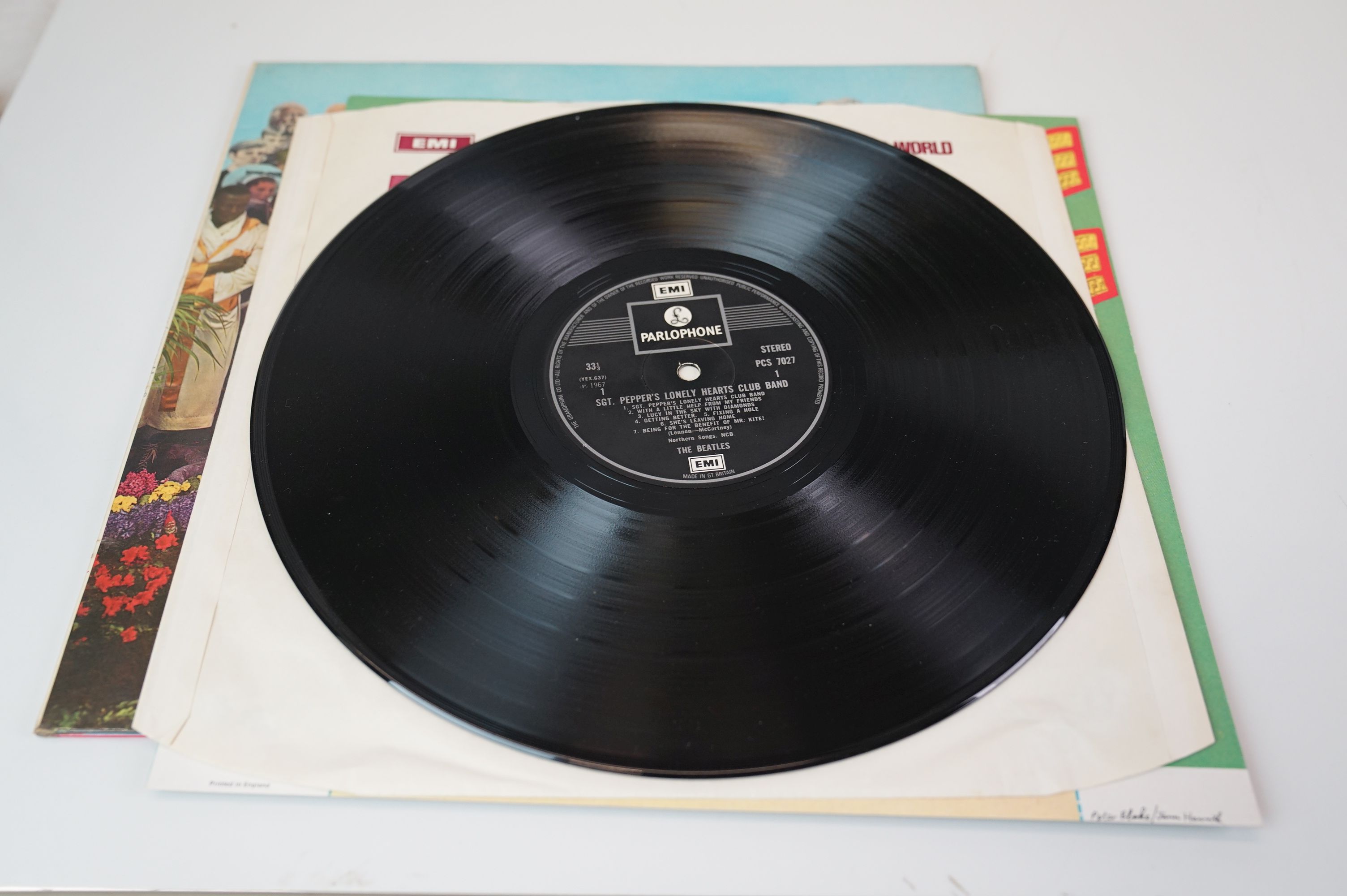 Vinyl - Five The Beatles reissue LP's to include Let It Be, A Hard Days Night, Abbey Road, Sgt - Image 33 of 34