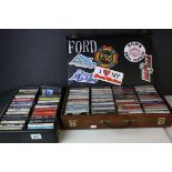 Cassettes - Collection of 80 cassette tapes to include John Lennon, KD Lang, Madonna etc (in two