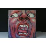Vinyl - King Crimson In the Court... LP on Island ILPS9111. Vg+ with flame inner