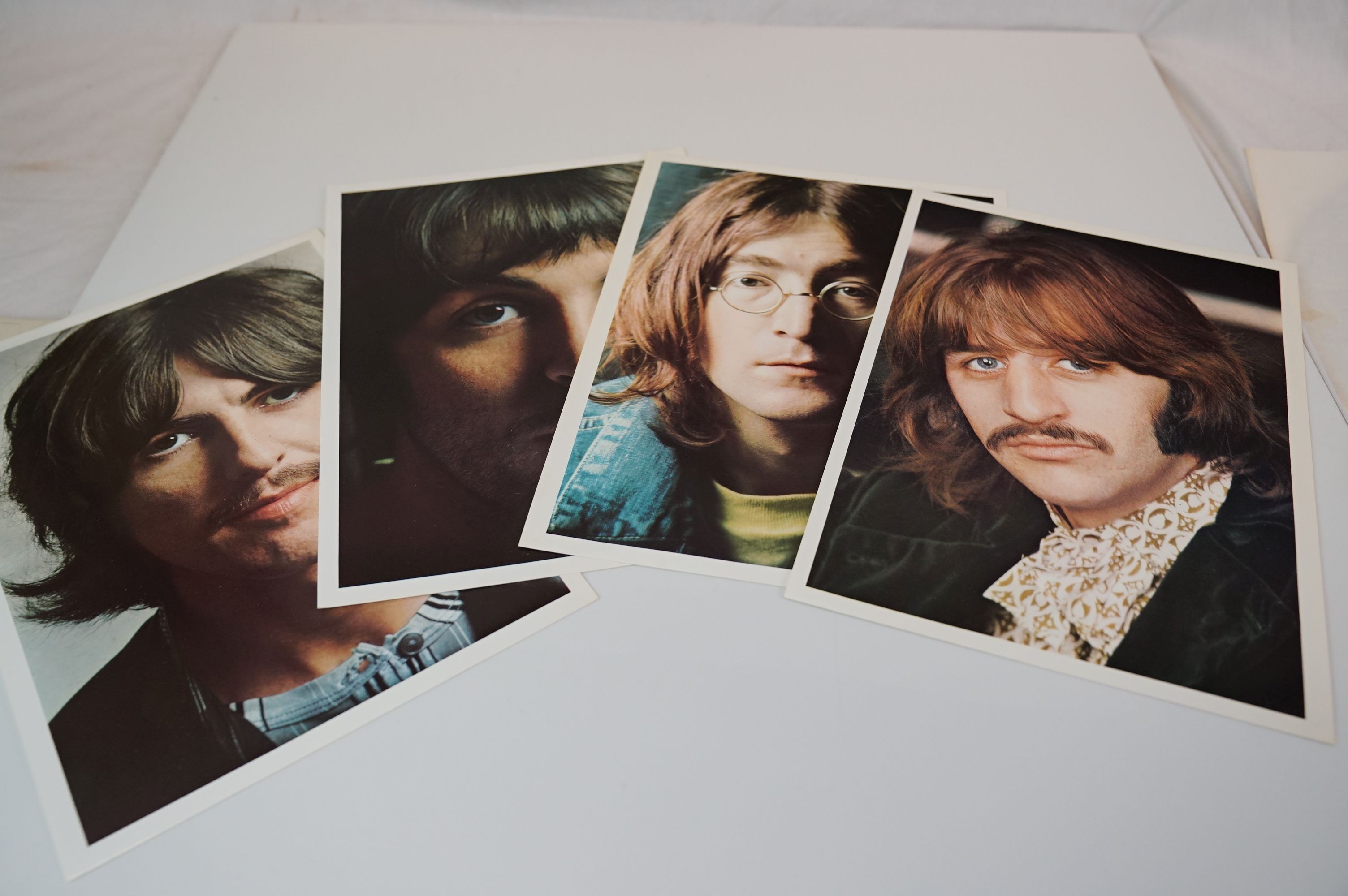 Vinyl - The Beatles White Album PCS7067/8 Stereo side opener no. 296130, 4 photographs and poster ex - Image 6 of 17